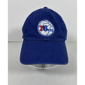 '47 Brand Philadelphia 76ers Royal Blue Adjustable Snapback Hat Mens